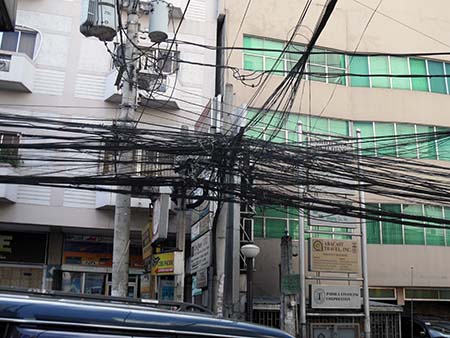 Electricité à Manille